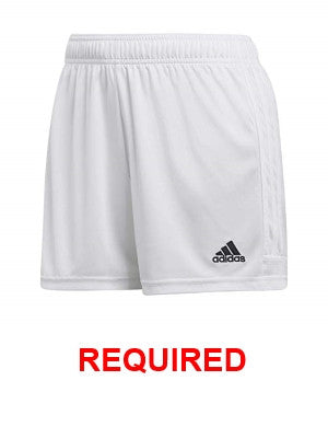 adidas Women's Runnels Tastigo 19 Short - White Runnels Girls Womens Extra Small White - Third Coast Soccer
