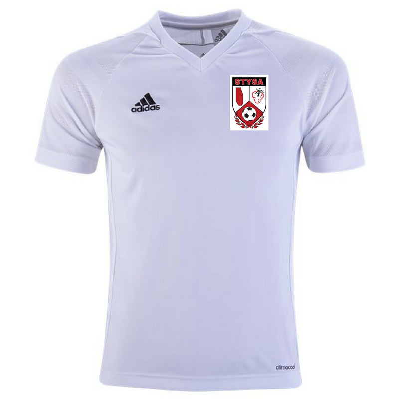 ADIDAS STYSA YTH TIRO 17 JSY ABJ9111STYSA South Tangi Youth Soccer Assoc White/White Youth Small - Third Coast Soccer