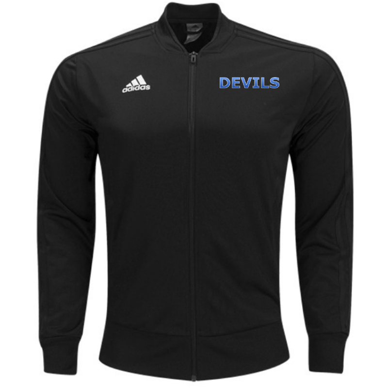 adidas PRC Condivo 18 Training Jacket Pearl River County Mens Small Black/White - Third Coast Soccer