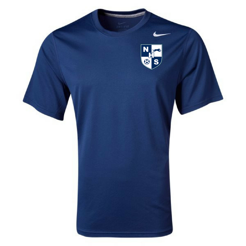Nike Nhs Legend Ss Training Top T-Shirts Navy Mens Small - Third Coast Soccer