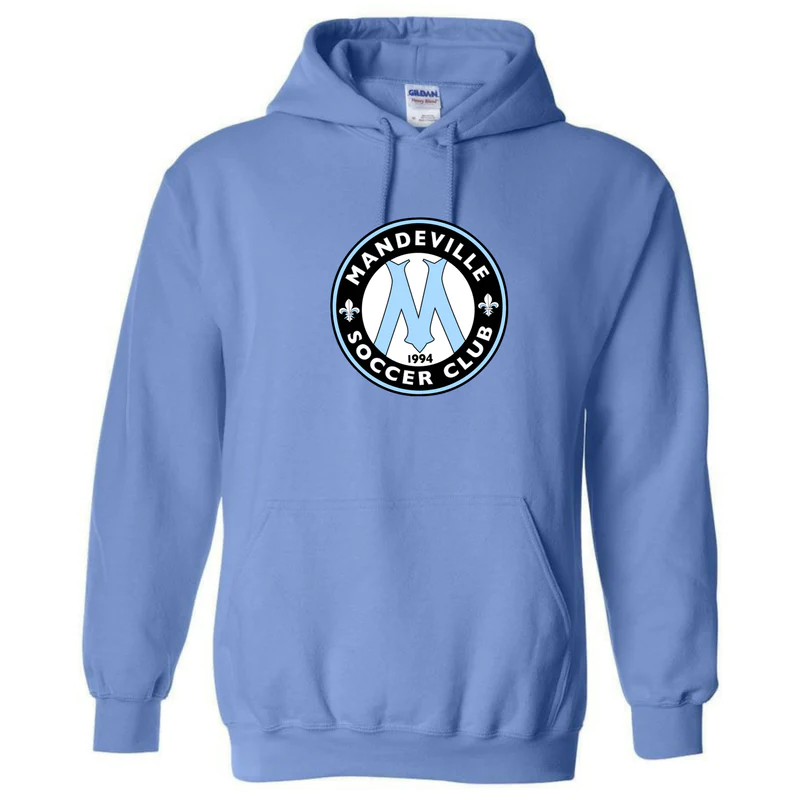 MSC Hooded Sweatshirt - Black, Grey or Light Blue MSC Spiritwear Carolina Blue Small - Third Coast Soccer