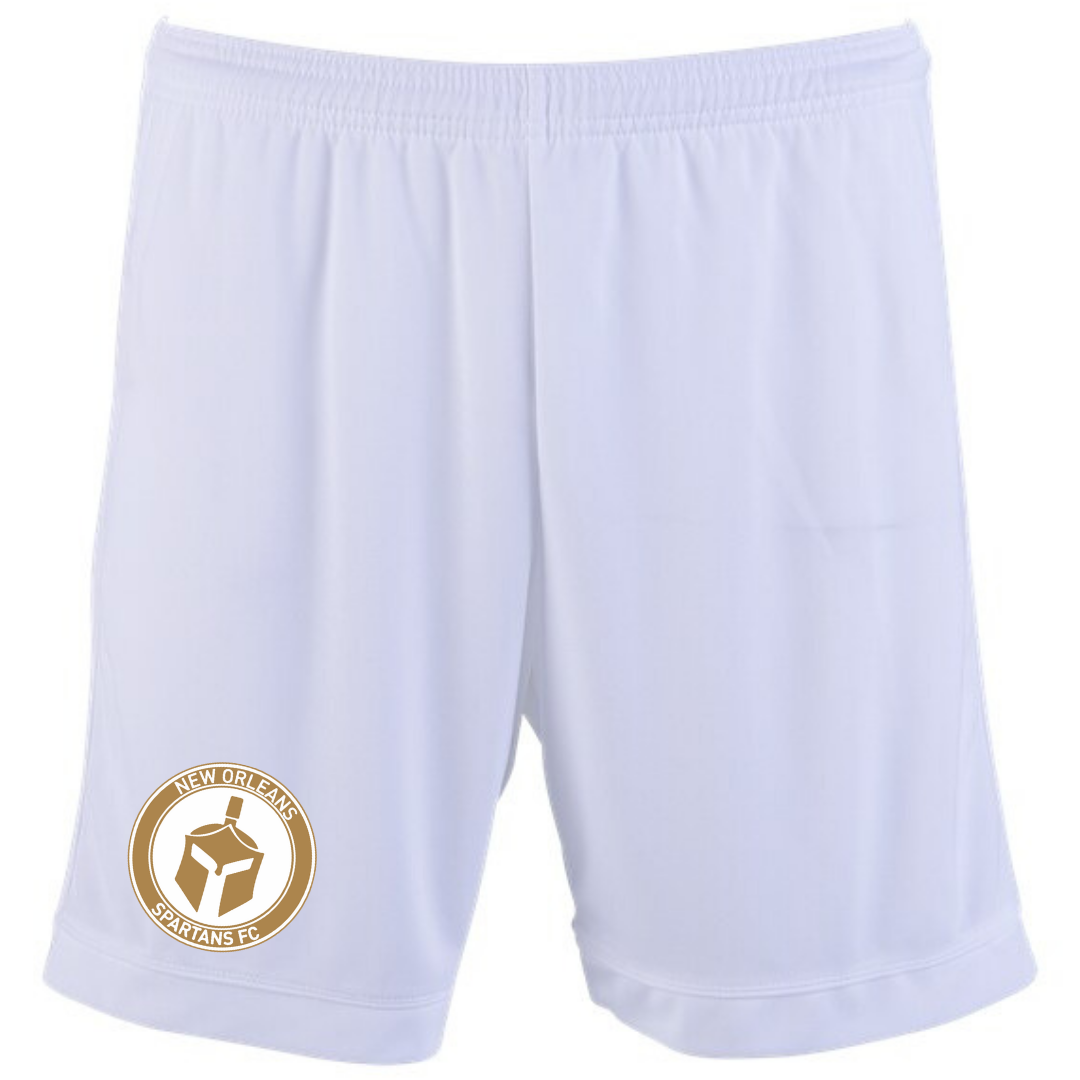 adidas Spartans Youth Squadra 17 Short - White Spartans FC Youth Small White/White - Third Coast Soccer