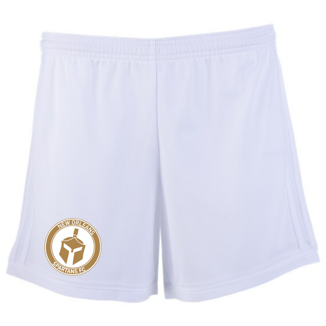 adidas Spartans Women's Squadra 17 Short - White Spartans FC Womens Large White/White - Third Coast Soccer
