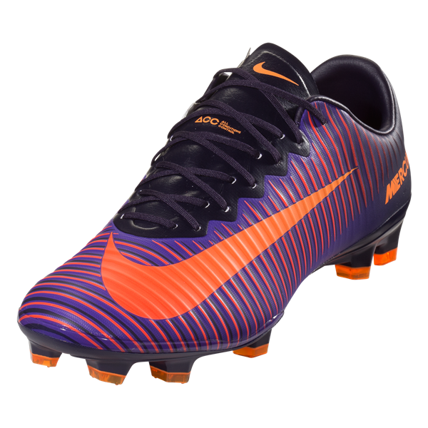 Nike Mercurial Vapor XI FG - Purple Dynasty/Bright Citrus Mens Firm Ground Purple Dynasty/Bright Citrus-H Mens 11.5 - Third Coast Soccer