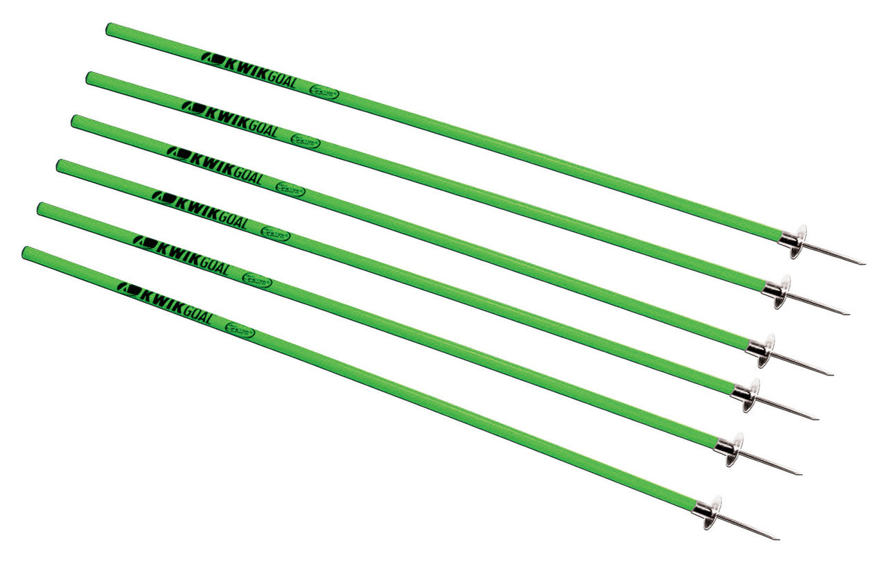 Kwik Goal Coaching Sticks - Hi-Vis Green Coaching Accessories Hi Vis Green - Third Coast Soccer