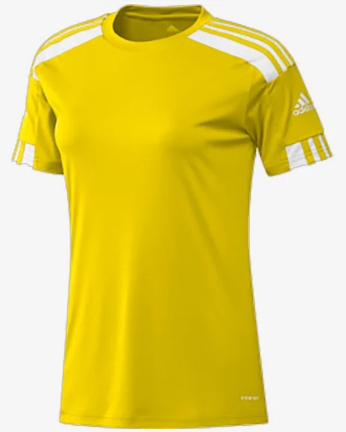 adidas Women's Squadra 21 Jersey - Yellow/White Jerseys - Third Coast Soccer