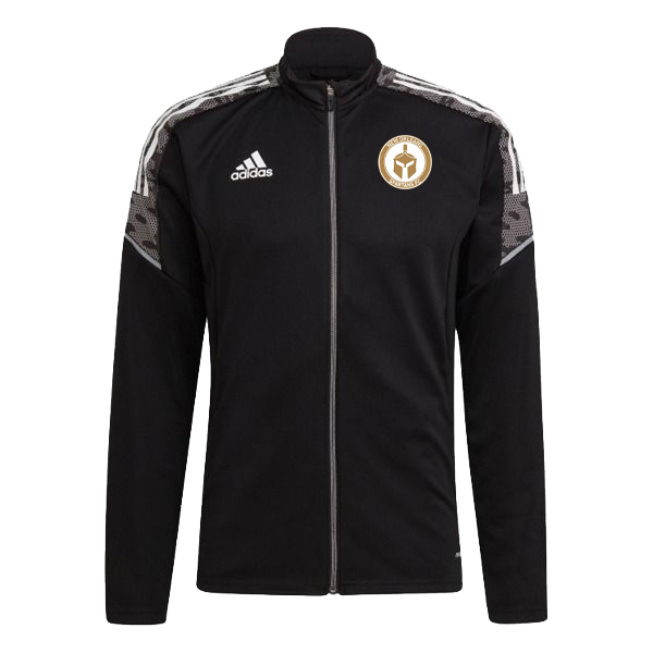 adidas Spartans FC Women's Condivo 21 Training Jacket Spartans FC 22-24 Black/White Womens XSmall - Third Coast Soccer