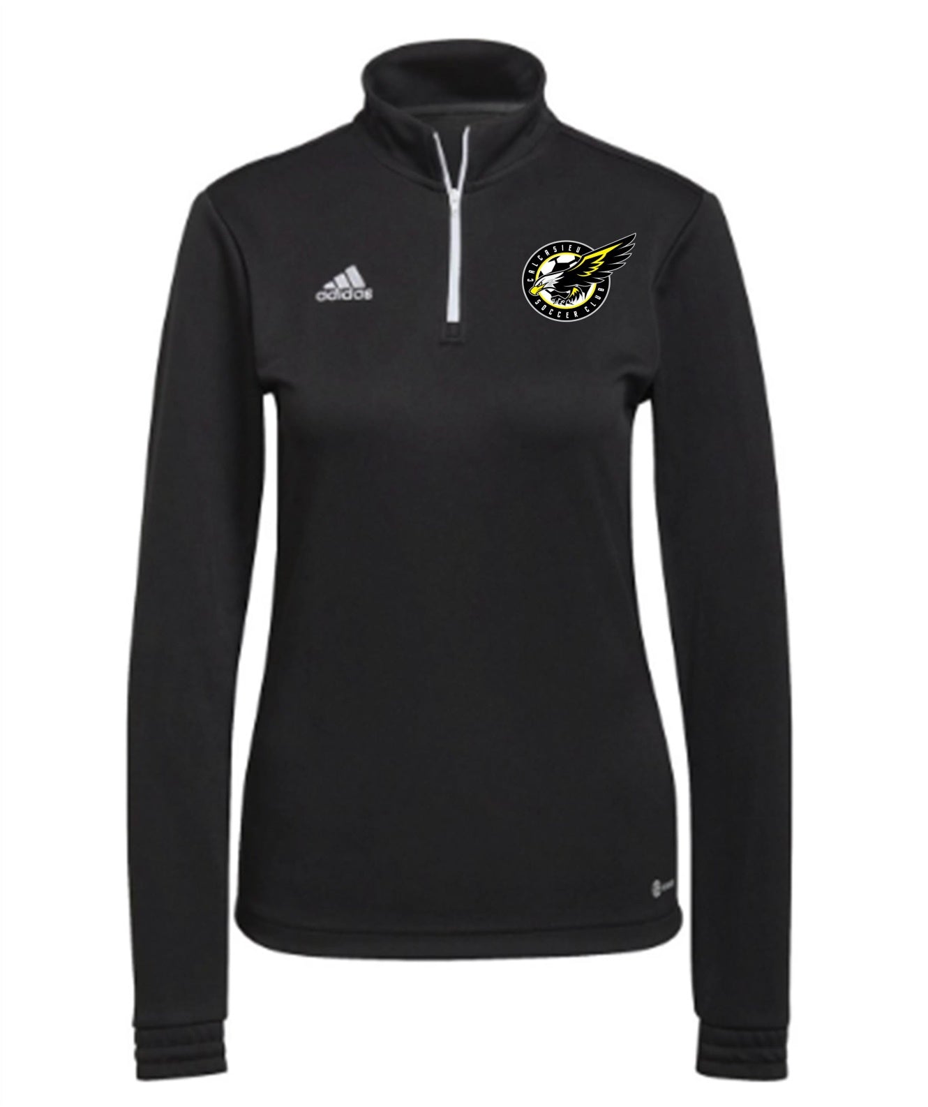 adidas CSC Women's Entrada 22 Training Top Calcasieu Soccer Club 23-25 Black/White Womens X-Small - Third Coast Soccer