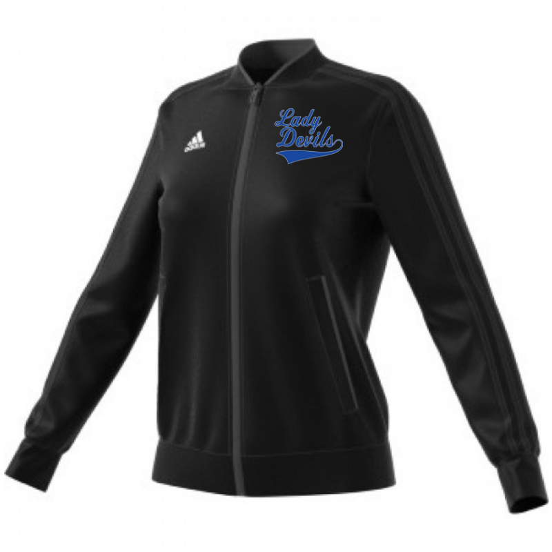 adidas PRC Women's Condivo 18 Training Jacket Pearl River County Womens Extra Small Black/White - Third Coast Soccer
