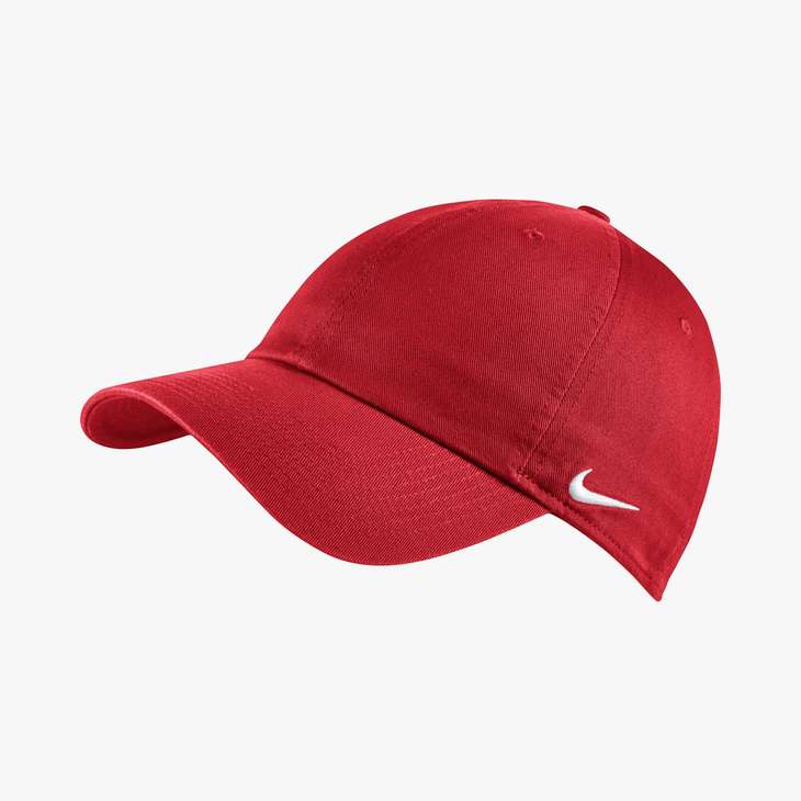 Nike Stock Campus Cap Hats Red One Size Fits All - Third Coast Soccer