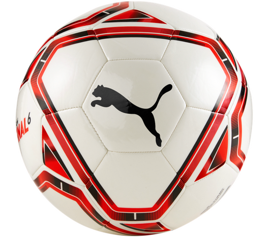 Puma Teamfinal 21.6 Ms Ball - White/Red Balls White/Red Size 5 - Third Coast Soccer