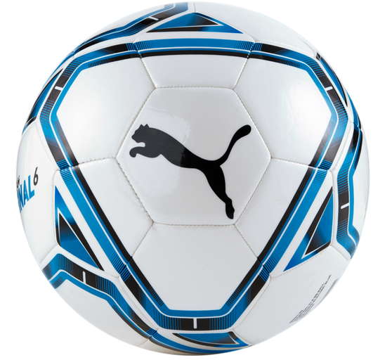 Puma Teamfinal 21.6 Ms Ball - White/Electric Blue Balls White/Electric Blue 5 - Third Coast Soccer