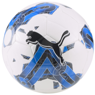 PUMA Orbita 6 MS Ball - White/Electric Blue Balls   - Third Coast Soccer
