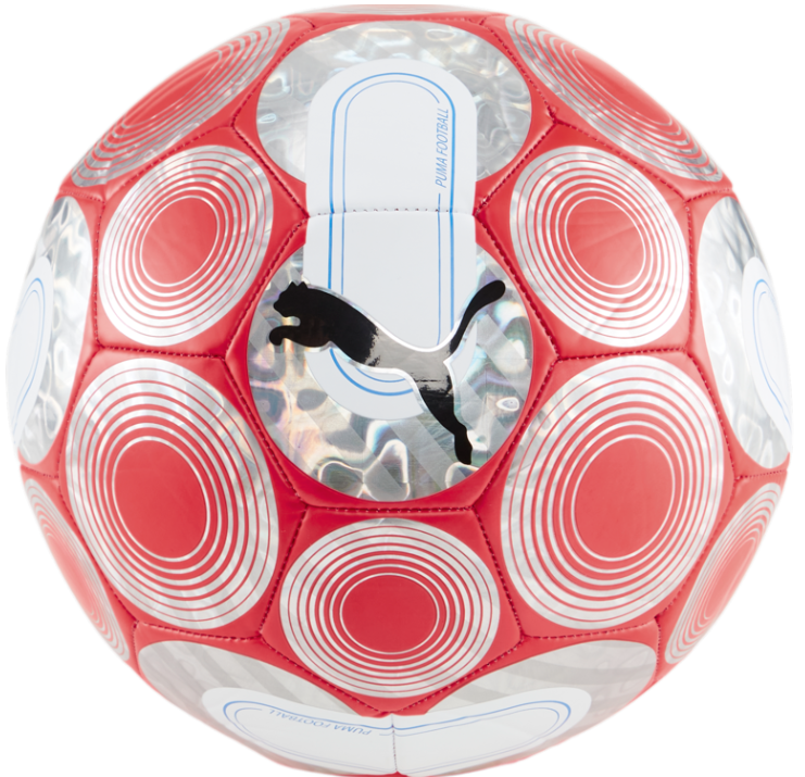 Puma Cage Ball- Fire Orchid/Silver/Blue Equipment   - Third Coast Soccer