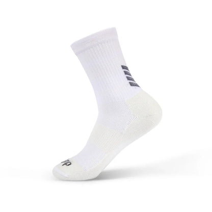 Teqnigrip Crew Sock Socks White Small - Third Coast Soccer