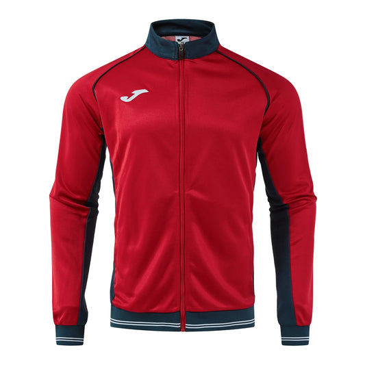 Joma Vintage ECO Retro FZ Sweatshirt - Red/Navy Training Wear - Third Coast Soccer