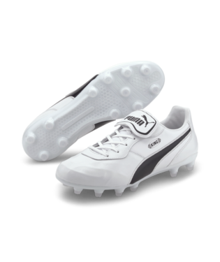 Puma King Top FG - White/Black Mens Footwear - Third Coast Soccer