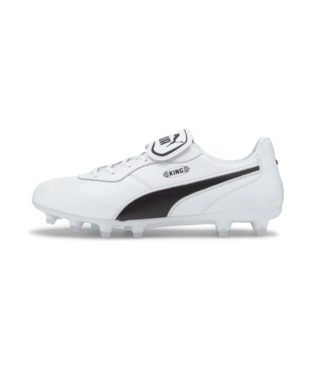Puma King Top FG - White/Black Mens Footwear White/Black Mens 7.5 - Third Coast Soccer