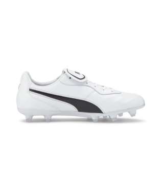 Puma King Top FG - White/Black Mens Footwear White/Black Mens 8.5 - Third Coast Soccer
