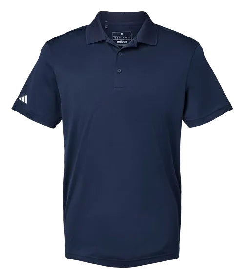 adidas Peformance Pique Polo - Navy Polos - Third Coast Soccer
