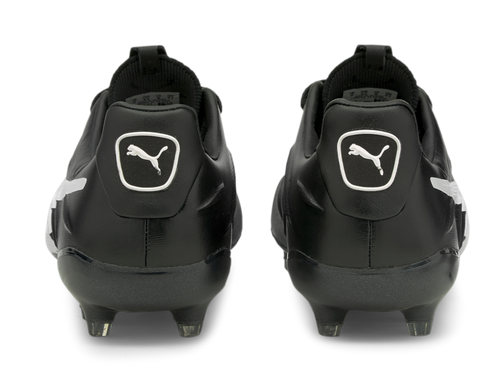 Puma King Platinum 21  FG/AG - Black/White Mens Footwear   - Third Coast Soccer