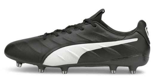 Puma King Platinum 21  FG/AG - Black/White Mens Footwear Black/White Mens 6.5 - Third Coast Soccer