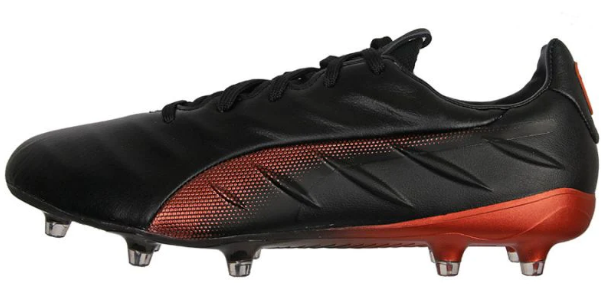 Puma King Platinum 21  FG/AG - Black/Neon Orange Men's Footwear Closeout Black/Neon Orange Mens 6.5 - Third Coast Soccer