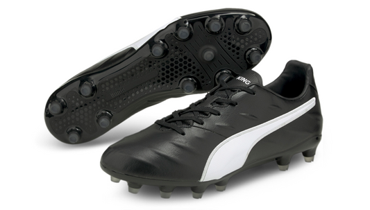 Puma King Pro 21 FG - Black/White Men's Footwear Closeout Black/White Mens 6.5 - Third Coast Soccer