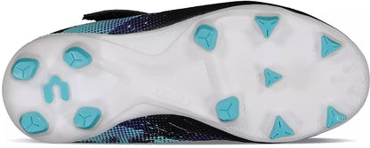 Charly Youth Grasshopper 7.0 ST Multi Ground - Black/Aqua Youth Footwear - Third Coast Soccer