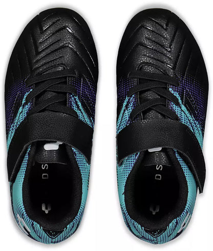 Charly Youth Grasshopper 7.0 ST Multi Ground - Black/Aqua Youth Footwear - Third Coast Soccer