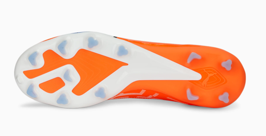 Puma Ultra Pro FG - Ultra Orange/White/Blue Glimmer Mens Footwear   - Third Coast Soccer