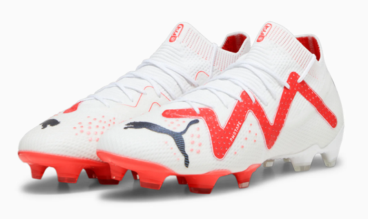 Puma Future Ultimate FG - White/Fire Orchid/Black Mens Footwear   - Third Coast Soccer