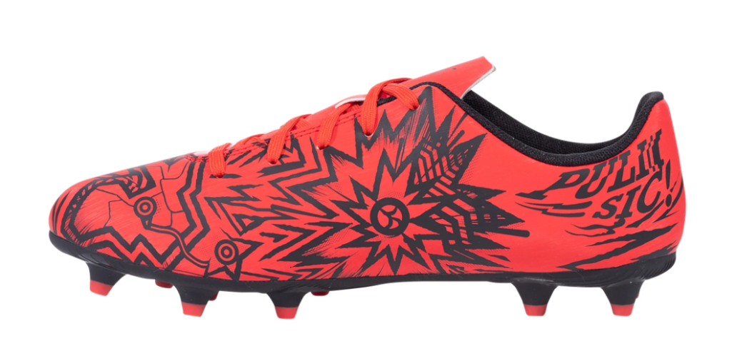 Puma Junior Tacto II CP 10 FG - Red Youth Footwear   - Third Coast Soccer