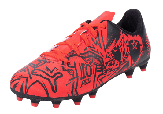 Puma Junior Tacto II CP 10 FG - Red Youth Footwear   - Third Coast Soccer