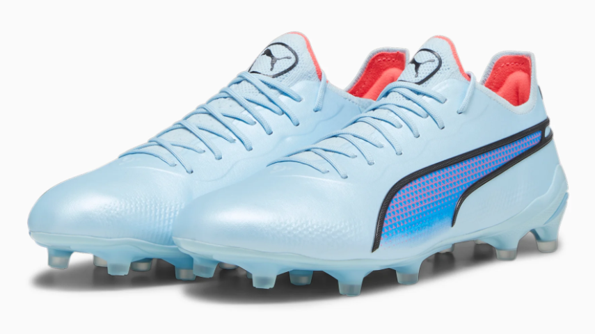 Puma King Ultimate FG - Silver Sky/Black Mens Footwear   - Third Coast Soccer