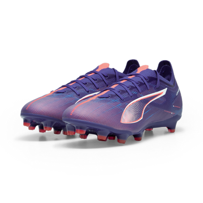 Puma Ultra 5 Match FG/AG - Lapis Lazuli/White/Sunset Glow Men's Footwear Closeout - Third Coast Soccer
