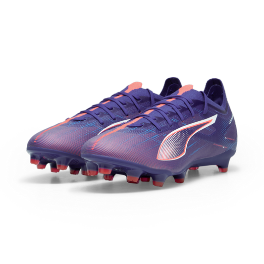 Puma Ultra 5 Match FG/AG - Lapis Lazuli/White/Sunset Glow Men's Footwear Closeout - Third Coast Soccer