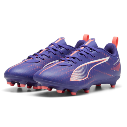 Puma Ultra 5 Play FG/AG Jr -  Lapis Lazuli/White/Sunset Glow Youth Footwear   - Third Coast Soccer