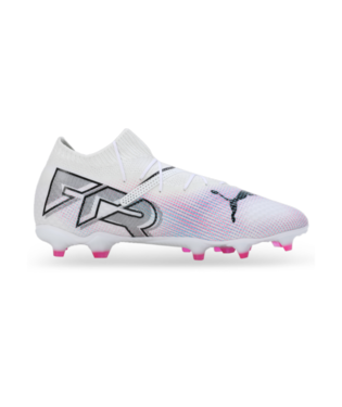 PUMA Future 7 Pro FG/AG - White/Black/Poison Pink Mens Footwear   - Third Coast Soccer