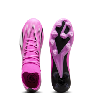 PUMA Ultra Match FG/AG - Poison Pink/White/Black Mens Footwear   - Third Coast Soccer