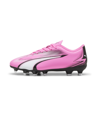 PUMA Junior Ultra Play FG/AG - Poison Pink/White/Black Youth Footwear   - Third Coast Soccer
