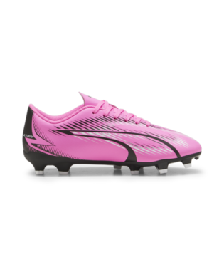 PUMA Junior Ultra Play FG/AG - Poison Pink/White/Black Youth Footwear   - Third Coast Soccer