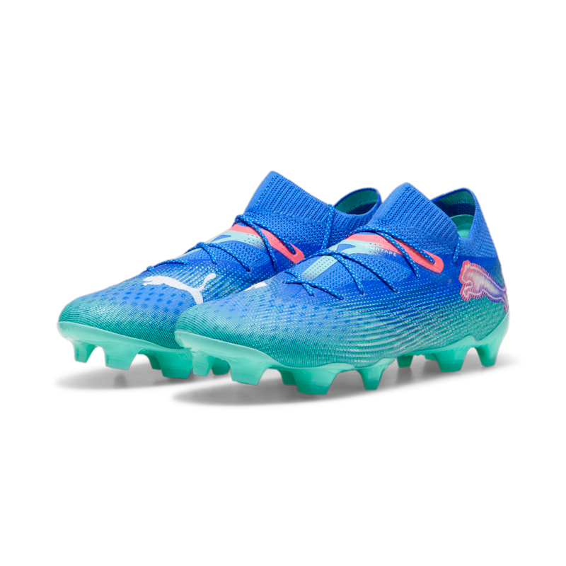Puma Future 7 Ultimate FG/AG - Bluemazing/White/Electric Peppermint Men's Footwear Closeout - Third Coast Soccer
