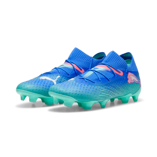 Puma Future 7 Ultimate FG/AG - Bluemazing/White/Electric Peppermint Men's Footwear Closeout - Third Coast Soccer