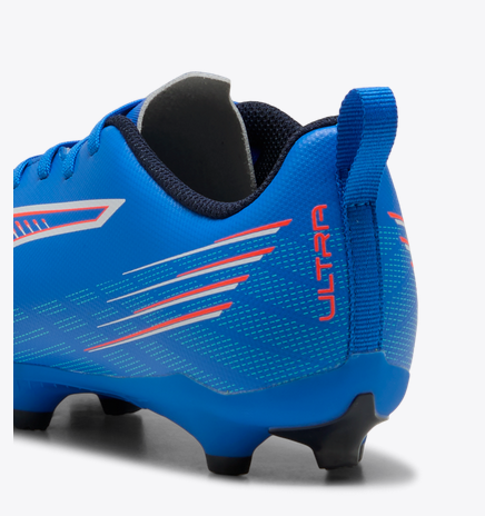 PUMA Ultra 6 Play FG/AG Jr - Ultra Blue/White/Glowing Red Youth Footwear - Third Coast Soccer