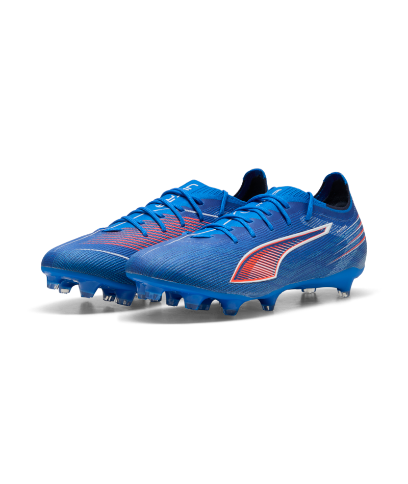 PUMA Ultra 6 Pro FG/AG - Ultra Blue/Puma White/Glowing Red Mens Firm Ground Blue Mens 7 - Third Coast Soccer