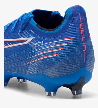 PUMA Ultra 6 Pro FG/AG - Ultra Blue/Puma White/Glowing Red Mens Firm Ground - Third Coast Soccer
