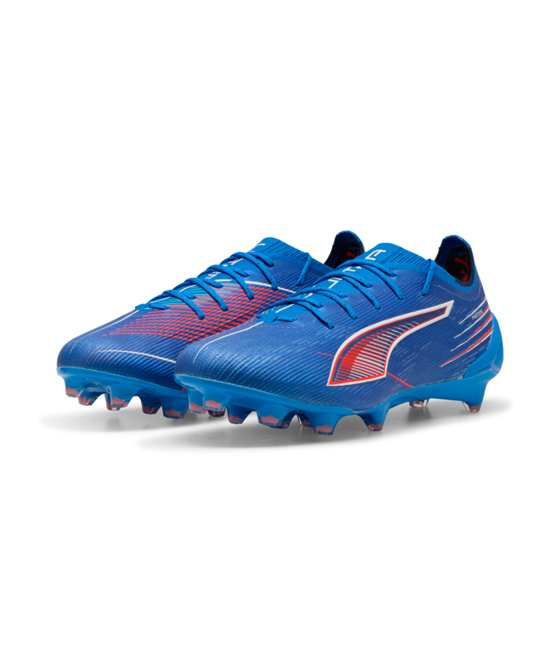 PUMA Ultra 6 Ultimate FG -Ultra Blue/Puma White/Glowing Red Mens Footwear Blue Mens 7 - Third Coast Soccer