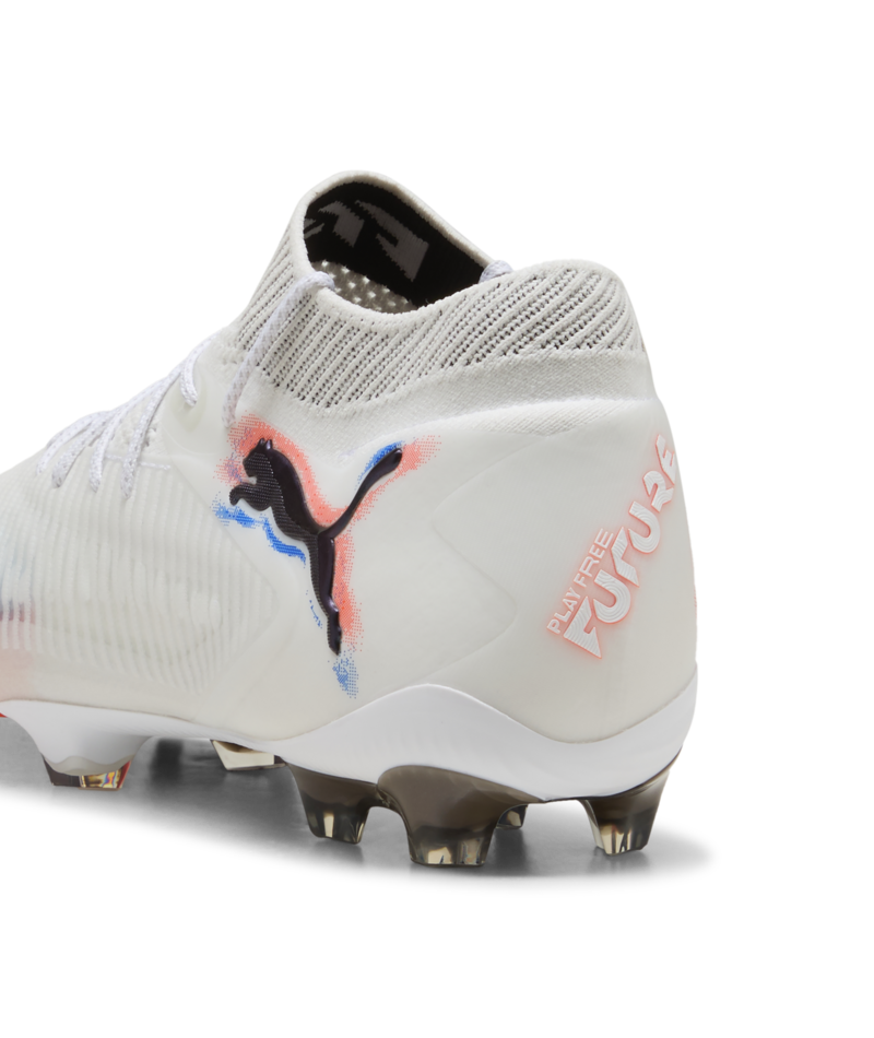 PUMA Future 8 Ultimate FG - White/Black/Glowing Red Mens Footwear - Third Coast Soccer