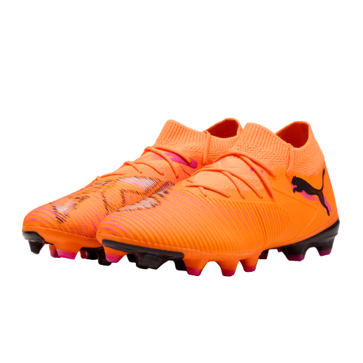 Puma Future 8 Match FG/AG - Heat Fire/Puma Black/Ravish Men's Footwear - Third Coast Soccer
